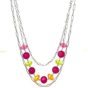 Fusha Resin & Acrylic Pilgrim Necklace
